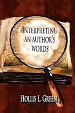Interpreting an Author's Words