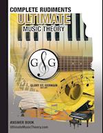 Complete Rudiments Answer Book - Ultimate Music Theory