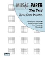 Music Paper Notebook - Guitar Chord Diagrams