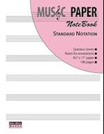 Music Paper Notebook - Standard Notation