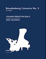 Brandenburg Concerto No. 3 in G major (arranged for piano, four-hands) 