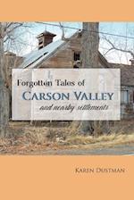 Forgotten Tales of Carson Valley and nearby settlements