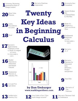 Twenty Key Ideas in Beginning Calculus