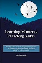 Learning Moments for Evolving Leaders