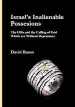 Israel's Inalienable Possessions