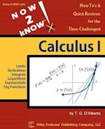 Now 2 Know Calculus 1