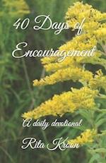 40 Days of Encouragement