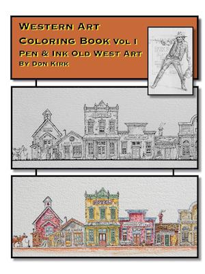 Western Art Coloring Book