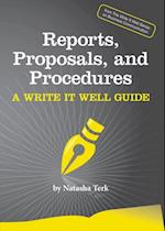 Reports, Proposals, and Procedures
