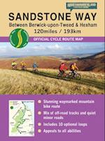 Sandstone Way Cycle Route Map - Northumberland