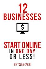 12 Businesses That People Can Start Online In 1 Day or Less! 