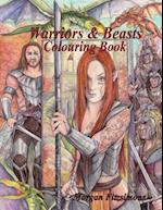Warriors and Beasts Colouring Book: Art Therapy Collection 