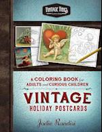 Vintage Holiday Postcards Coloring Book