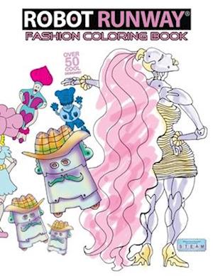 Robot Runway Fashion Coloring Book