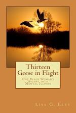 Thirteen Geese in Flight