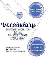 Vocabulary University Professors Say All College Students Should Know