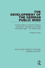 The Development of the German Public Mind