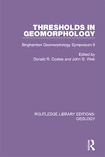 Thresholds in Geomorphology