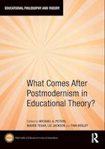 What Comes After Postmodernism in Educational Theory?