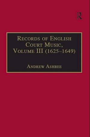 Records of English Court Music