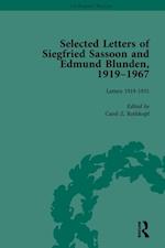 Selected Letters of Siegfried Sassoon and Edmund Blunden, 1919,1967 Vol 1