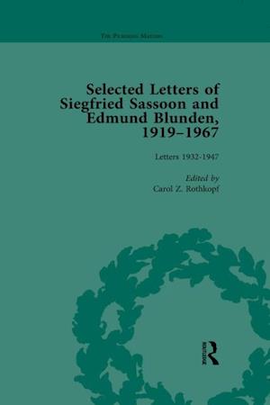 Selected Letters of Siegfried Sassoon and Edmund Blunden, 1919,1967 Vol 2