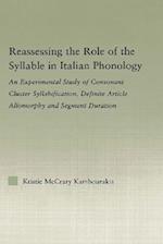 Reassessing the Role of the Syllable in Italian Phonology