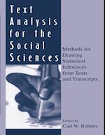 Text Analysis for the Social Sciences