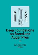 Deep Foundations on Bored and Auger Piles - BAP III