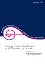 Rings, Hopf Algebras, and Brauer Groups