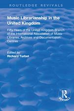 Music Librarianship in the UK