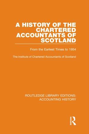 History of the Chartered Accountants of Scotland