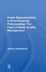 Public Representation In Environmental Policymaking