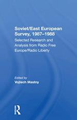 Soviet/east European Survey, 1987-1988
