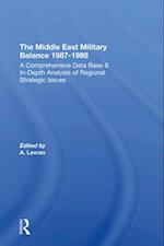 The Middle East Military Balance 1987-1988