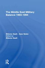 Middle East Military Balance 1993-1994