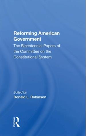 Reforming American Government