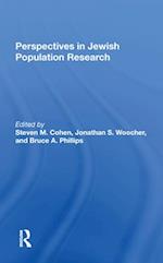 Perspectives In Jewish Population Research