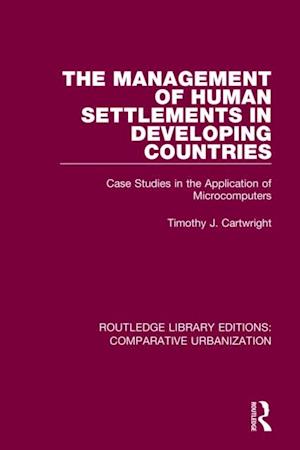 Management of Human Settlements in Developing Countries