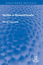 Studies in Metaphilosophy