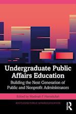 Undergraduate Public Affairs Education