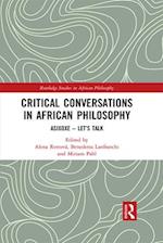 Critical Conversations in African Philosophy