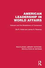 American Leadership in World Affairs