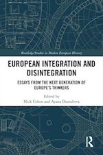 European Integration and Disintegration