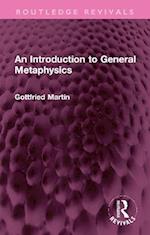 Introduction to General Metaphysics