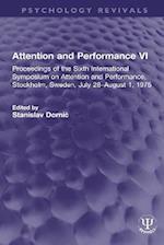 Attention and Performance VI