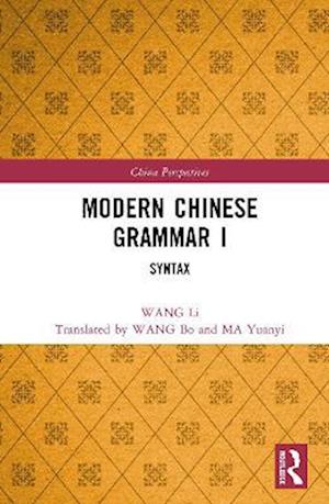 Modern Chinese Grammar I