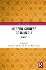 Modern Chinese Grammar I