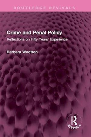 Crime and Penal Policy