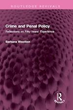 Crime and Penal Policy
